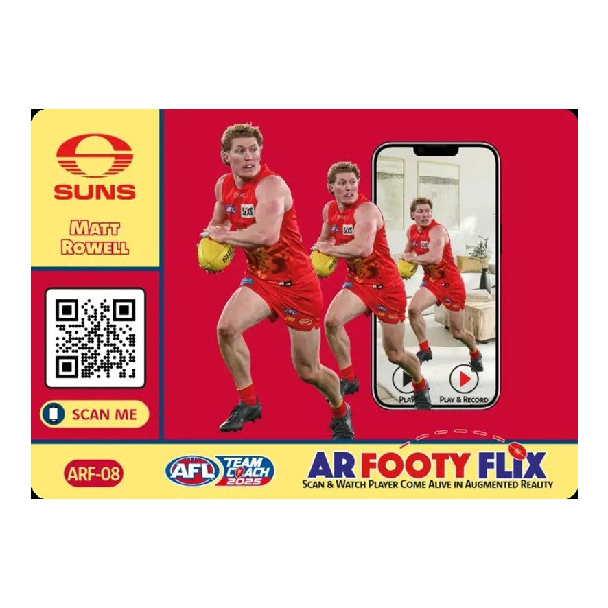 2025 Teamcoach AFL, AR Footy Flix Cards - Cards ARF-01 to ARF-18 - Pick Your Card