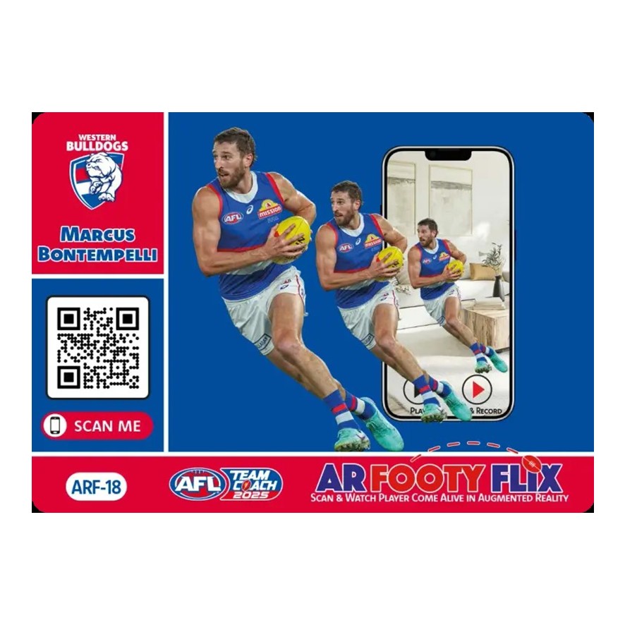 2025 Teamcoach AFL, AR Footy Flix Cards - Cards ARF-01 to ARF-18 - Pick Your Card