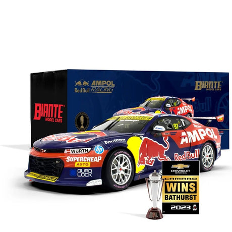 Biante CHEVROLET CAMARO - RED BULL AMPOL RACING - VAN GISBERGEN/STANAWAY #97 - 2023 Bathurst 1000 WINNER - 1:18 Scale Diecast Model Car