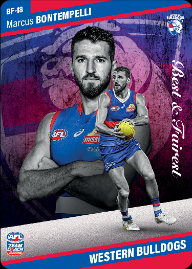 Marcus Bontempelli, BF-18, Best & Fairest, 2024 Teamcoach AFL