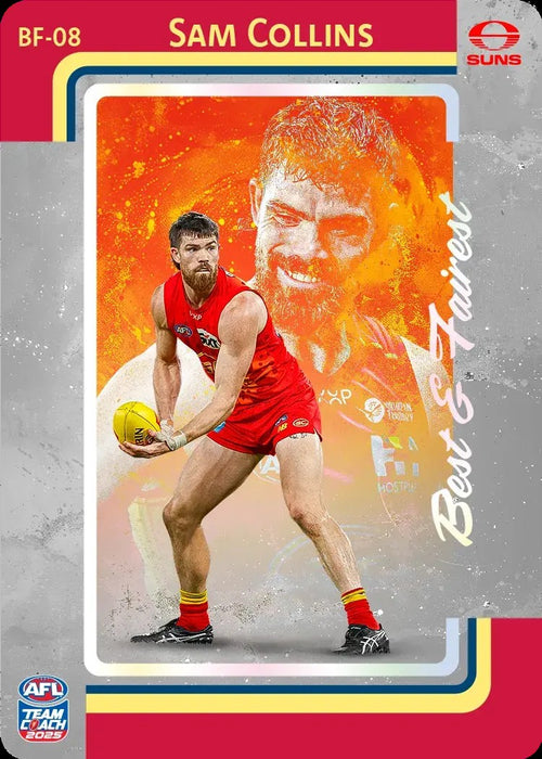 2025 Teamcoach AFL Silver Best & Fairest Cards - Cards BF-01 to BF-18 - Pick Your Card