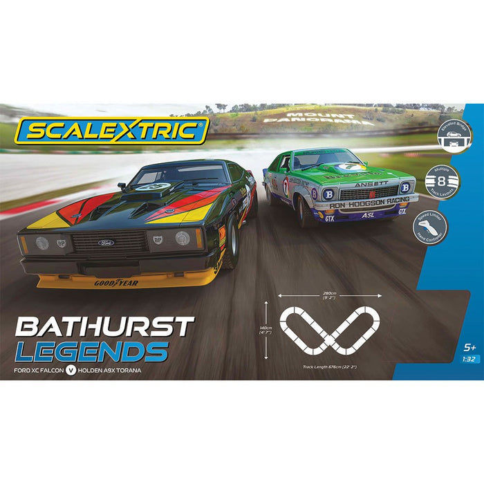 SCALEXTRIC BATHURST LEGENDS Slot Car Set (2024 Version)