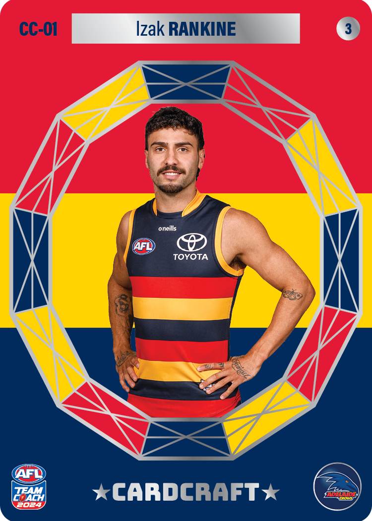 Izak Rankine, CC-01-3, Card Craft, 2024 Teamcoach AFL