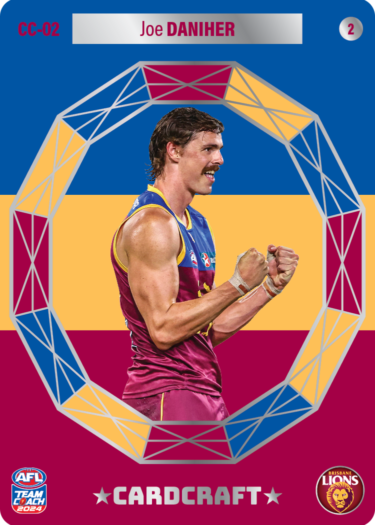 Joe Daniher, CC-02-2, Card Craft, 2024 Teamcoach AFL