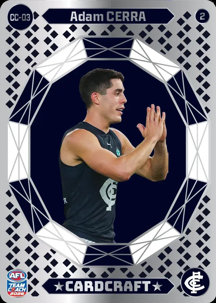 Adam Cerra, CC-03-2, Card Craft, 2026 Teamcoach AFL
