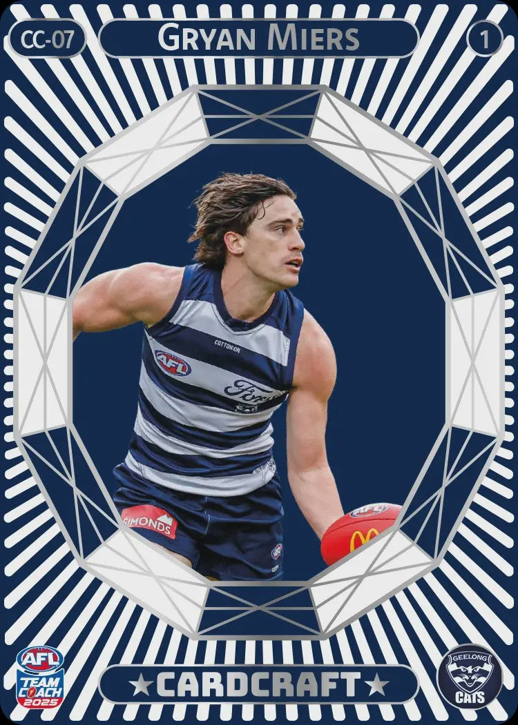 Gryan Miers, CC-07-1, Card Craft, 2025 Teamcoach AFL