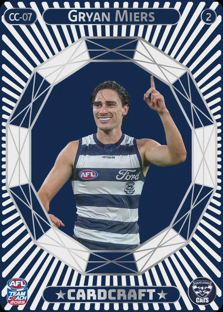 Gryan Miers, CC-07-2, Card Craft, 2025 Teamcoach AFL