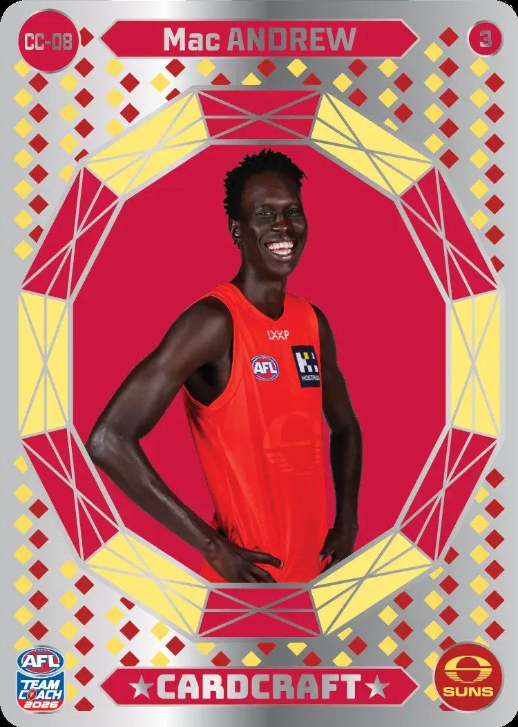 Mac Andrew, CC-08-3, Card Craft, 2026 Teamcoach AFL