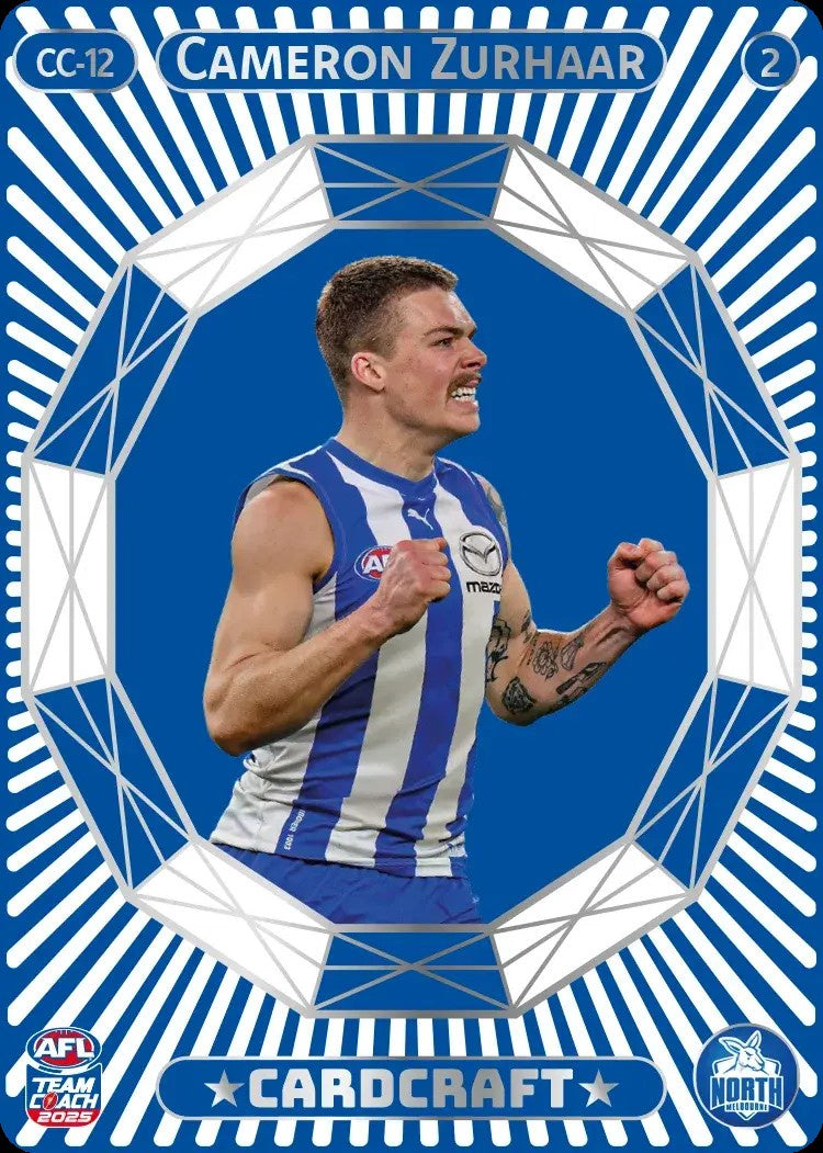 Cameron Zurhaar, CC-12-2, Card Craft, 2025 Teamcoach AFL