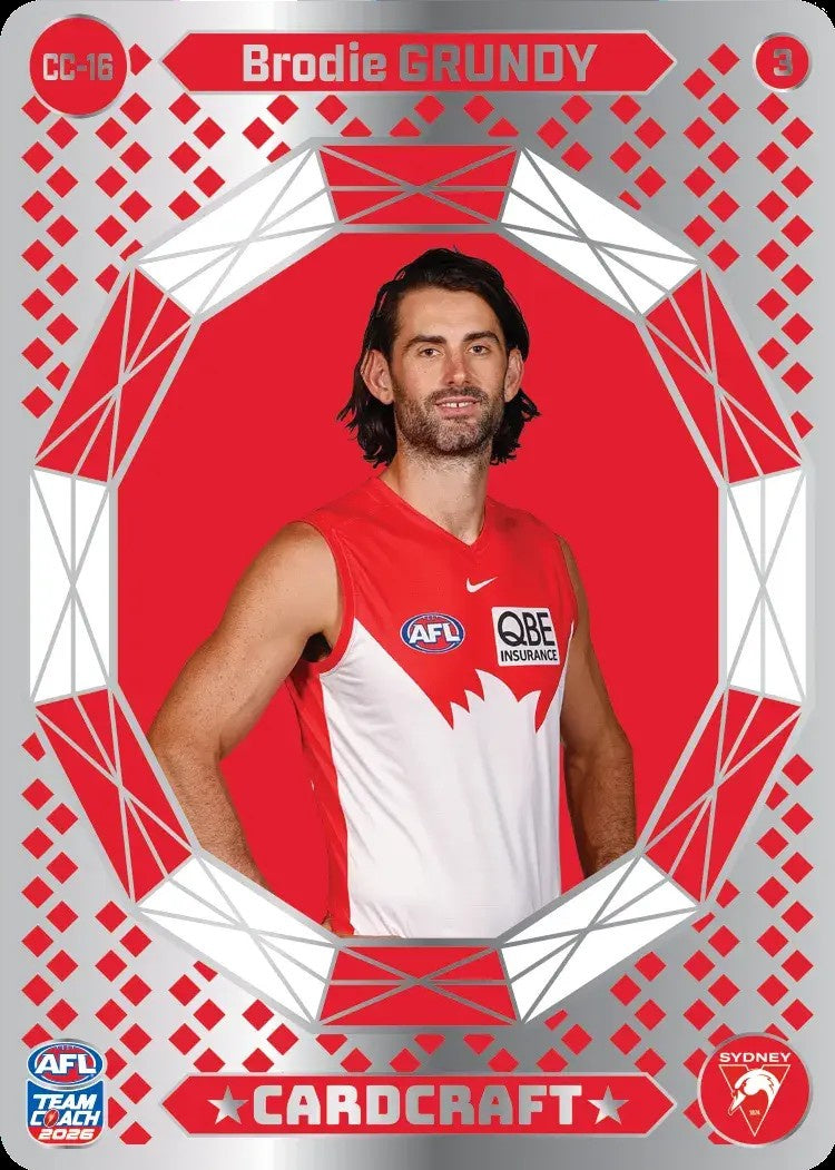 Brodie Grundy, CC-16-3, Card Craft, 2026 Teamcoach AFL