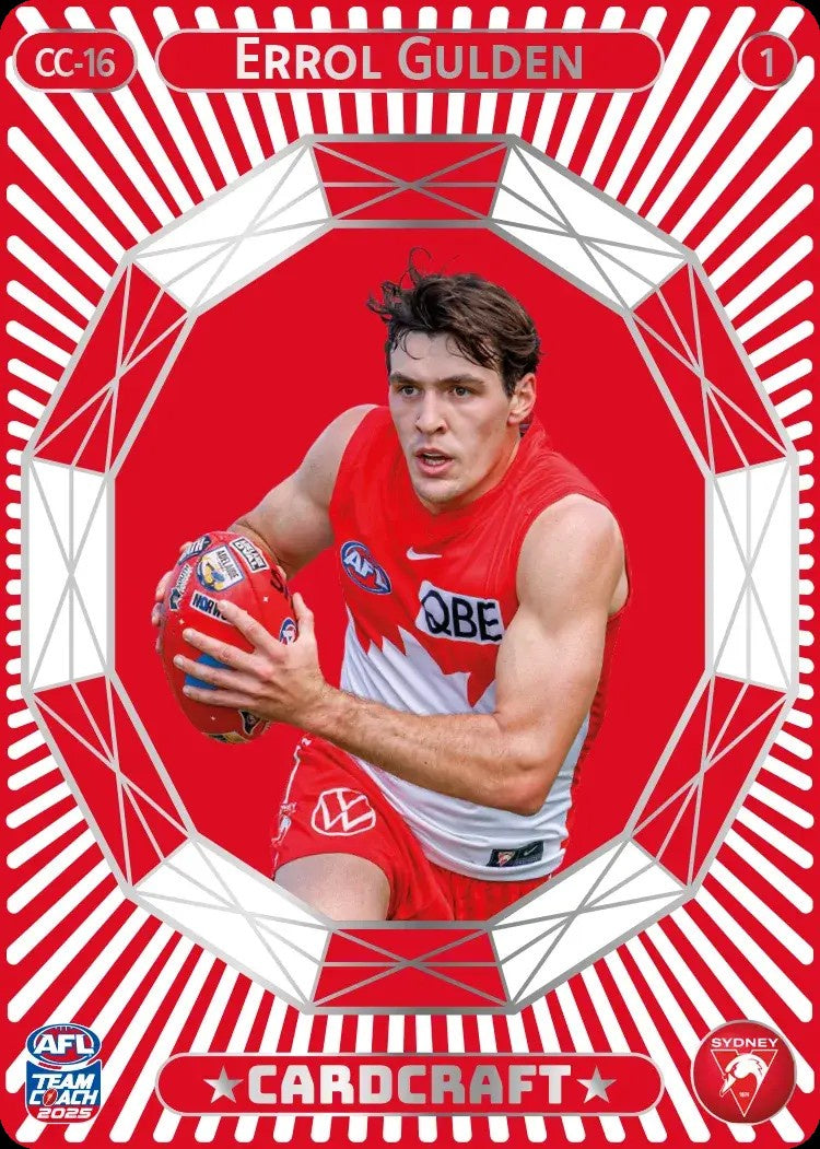 Errol Gulden, CC-16-1, Card Craft, 2025 Teamcoach AFL