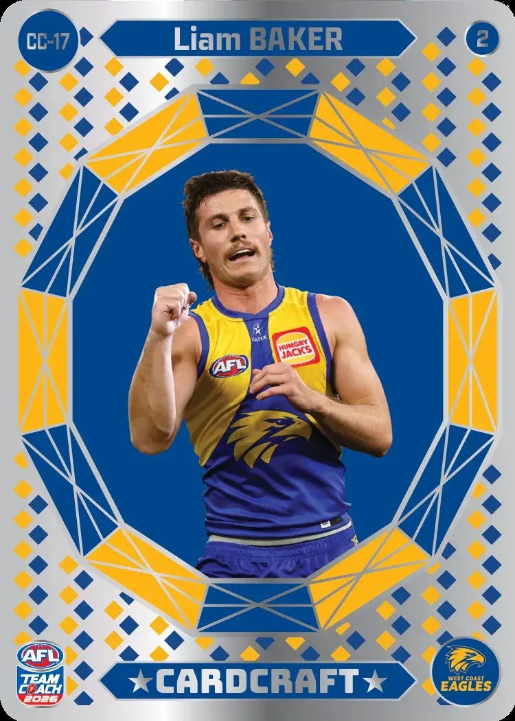 Liam Baker, CC-17-2, Card Craft, 2026 Teamcoach AFL