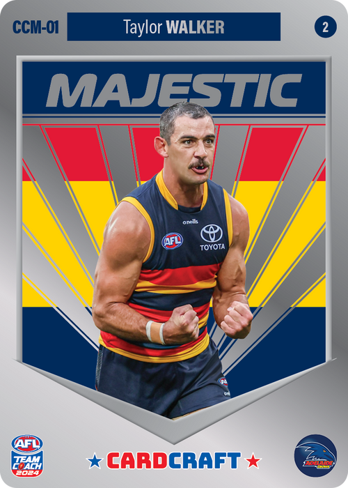Taylor Walker, CCM-01-2, Majestic Card Craft, 2024 Teamcoach AFL