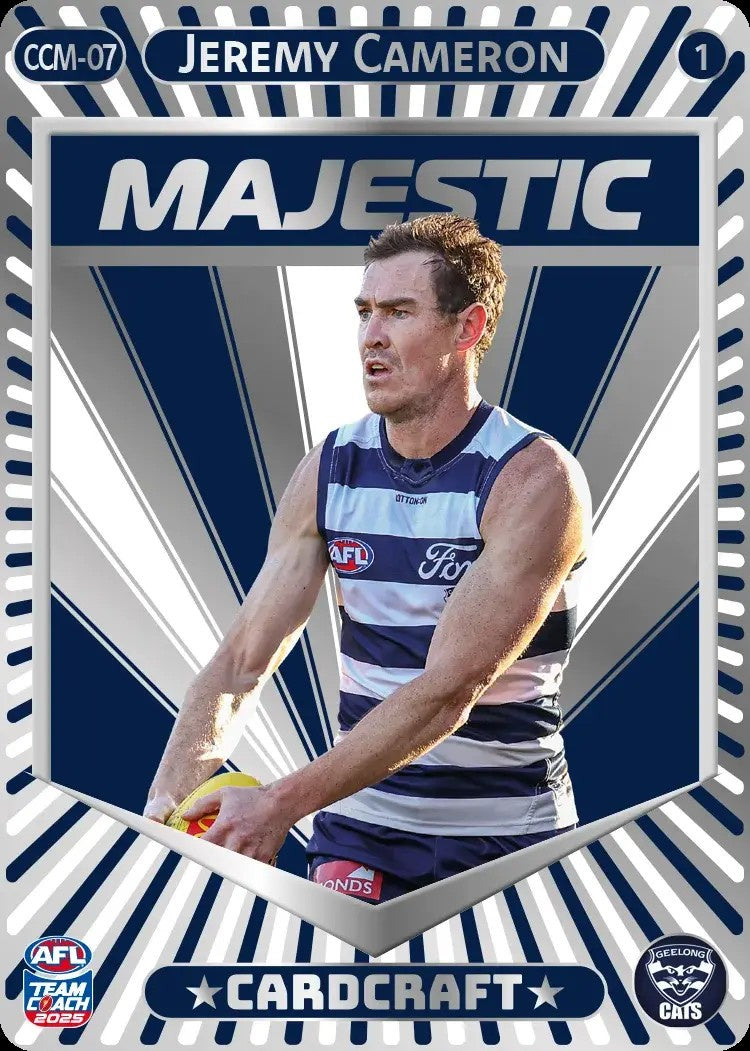 Jeremy Cameron, CCM-07-1, Majestic Card Craft, 2025 Teamcoach AFL