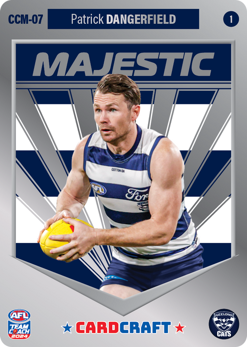 Patrick Dangerfield, CCM-07-1, Majestic Card Craft, 2024 Teamcoach AFL