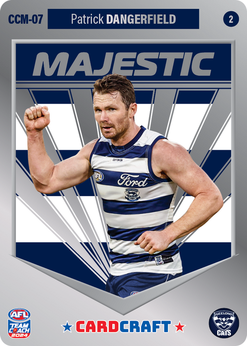 Patrick Dangerfield, CCM-07-2, Majestic Card Craft, 2024 Teamcoach AFL