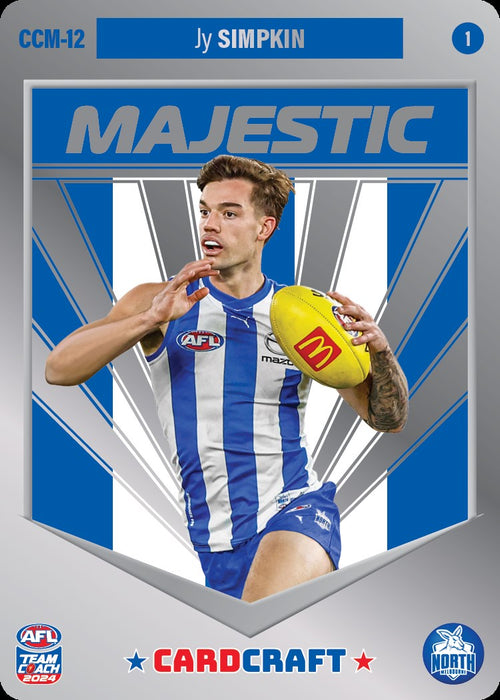 Jy Simpkin, CCM-12-1, Majestic Card Craft, 2024 Teamcoach AFL