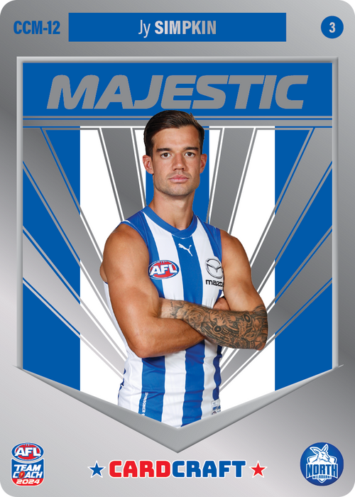 Jy Simpkin, CCM-12-3, Majestic Card Craft, 2024 Teamcoach AFL