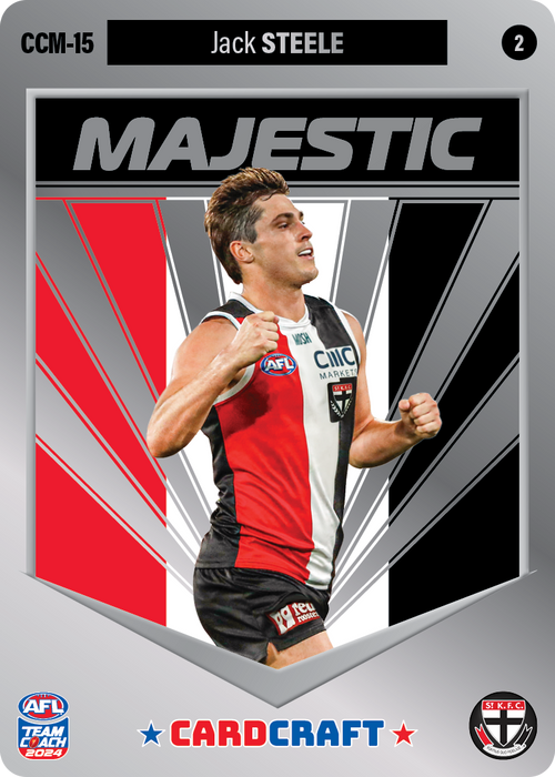 Jack Steele, CCM-15-2, Majestic Card Craft, 2024 Teamcoach AFL