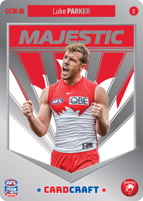 Luke Parker, CCM-16-2, Majestic Card Craft, 2024 Teamcoach AFL