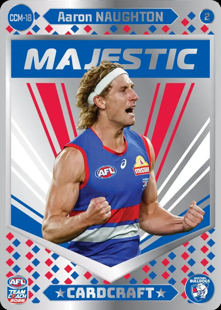 Aaron Naughton, CCM-18-2, Majestic Card Craft, 2026 Teamcoach AFL