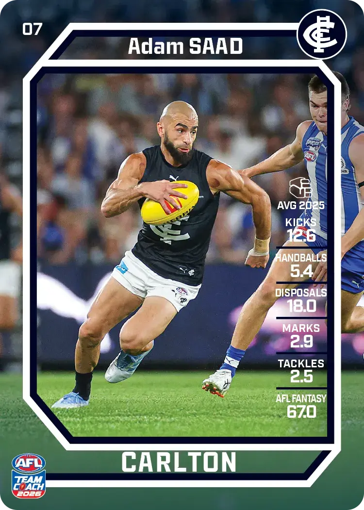 2026 Teamcoach AFL Common Cards - Cards 1 to 100 - Pick Your Card