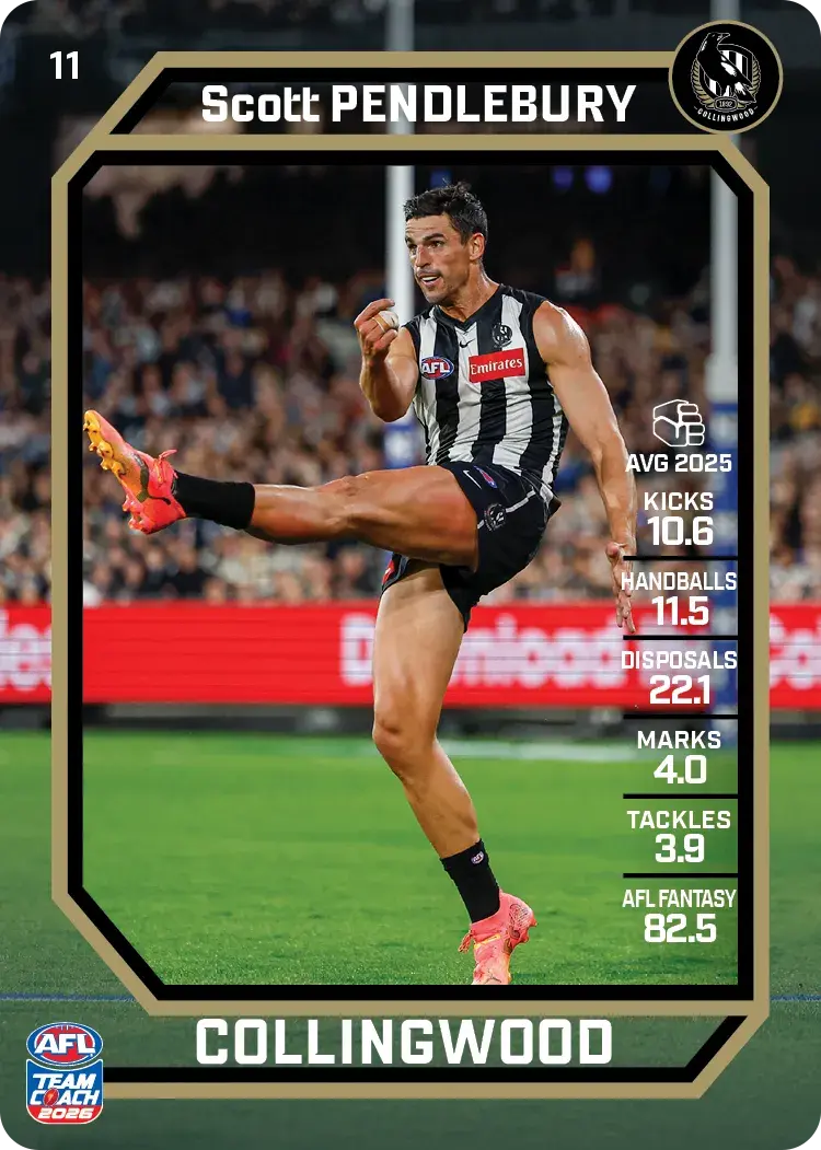 2026 Teamcoach AFL Common Cards - Cards 1 to 100 - Pick Your Card