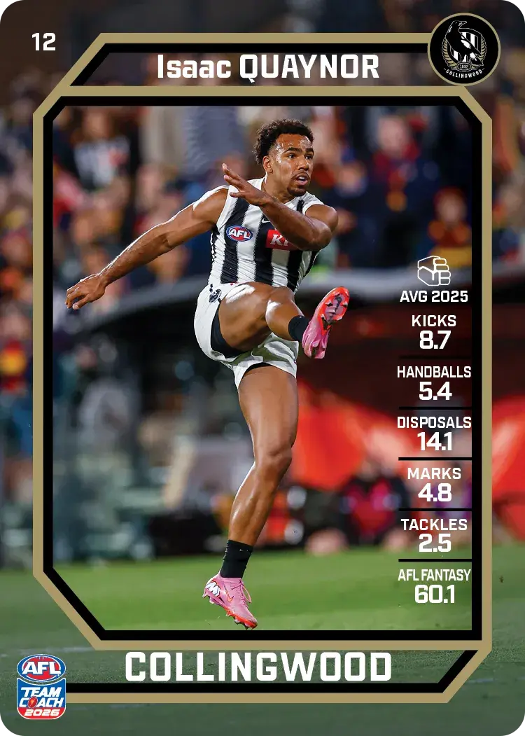 2026 Teamcoach AFL Common Cards - Cards 1 to 100 - Pick Your Card
