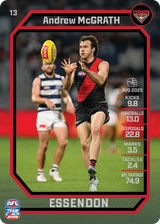 2026 Teamcoach AFL Common Cards - Cards 1 to 100 - Pick Your Card