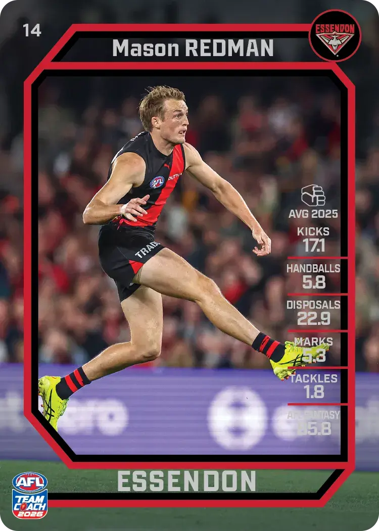 2026 Teamcoach AFL Common Cards - Cards 1 to 100 - Pick Your Card