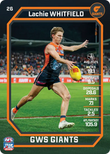 2026 Teamcoach AFL Common Cards - Cards 1 to 100 - Pick Your Card