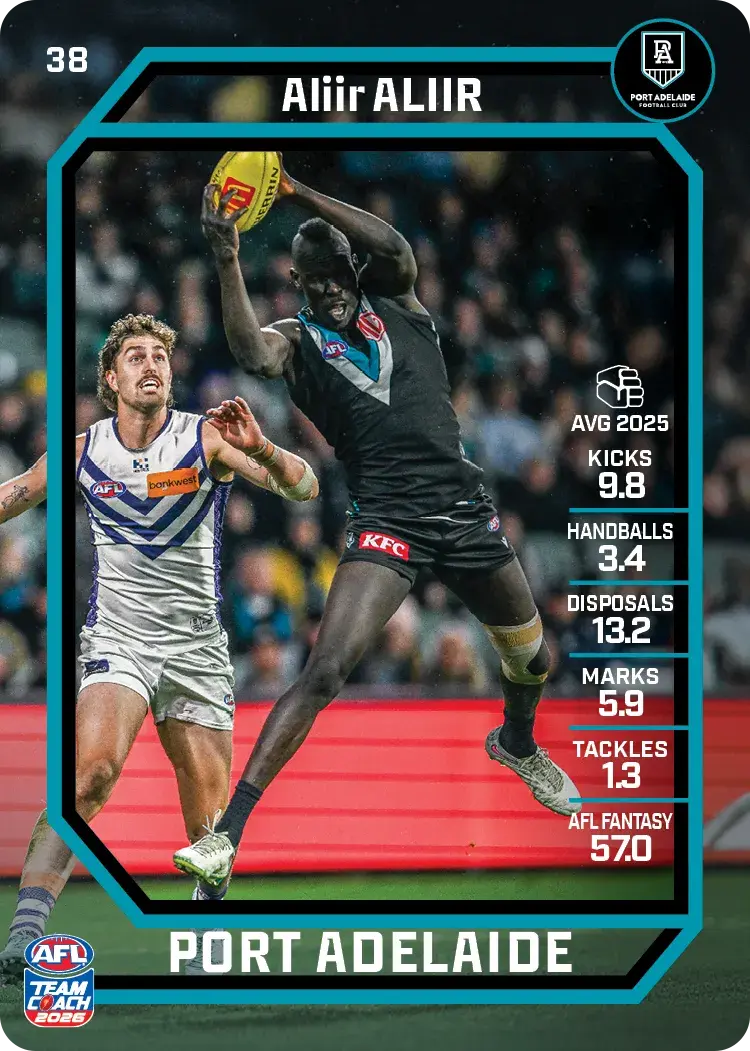 2026 Teamcoach AFL Common Cards - Cards 1 to 100 - Pick Your Card