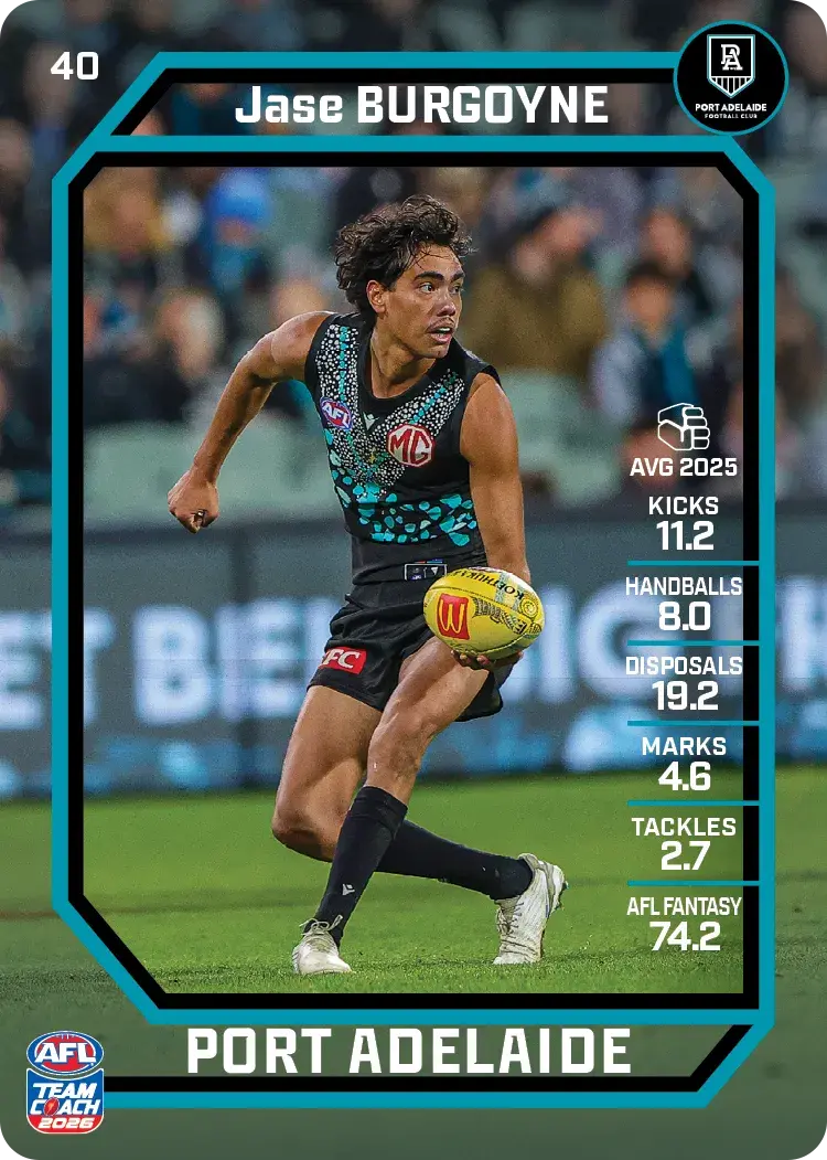 2026 Teamcoach AFL Common Cards - Cards 1 to 100 - Pick Your Card