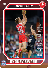 2026 Teamcoach AFL Common Cards - Cards 1 to 100 - Pick Your Card