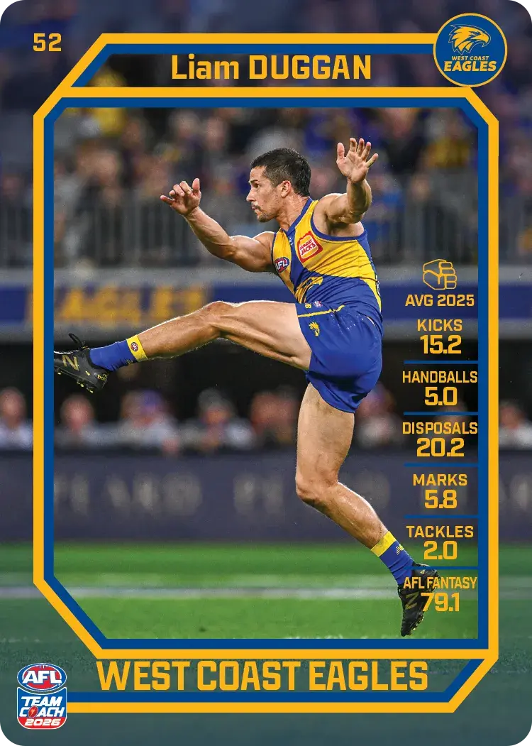 2026 Teamcoach AFL Common Cards - Cards 1 to 100 - Pick Your Card
