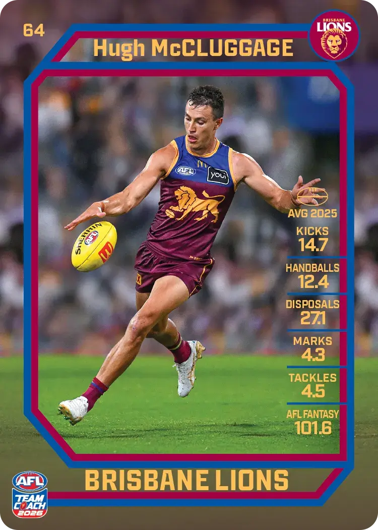 2026 Teamcoach AFL Common Cards - Cards 1 to 100 - Pick Your Card