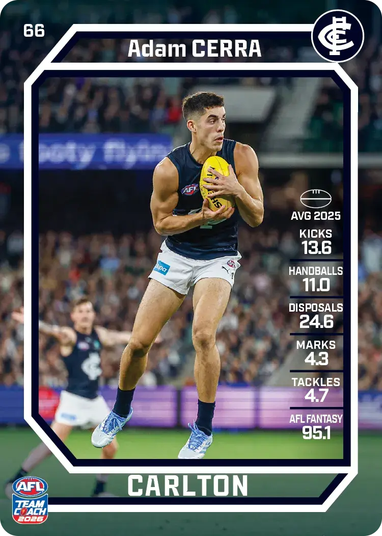 2026 Teamcoach AFL Common Cards - Cards 1 to 100 - Pick Your Card
