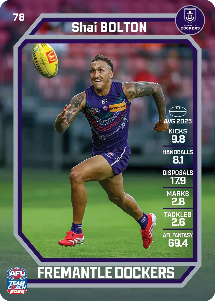 2026 Teamcoach AFL Common Cards - Cards 1 to 100 - Pick Your Card