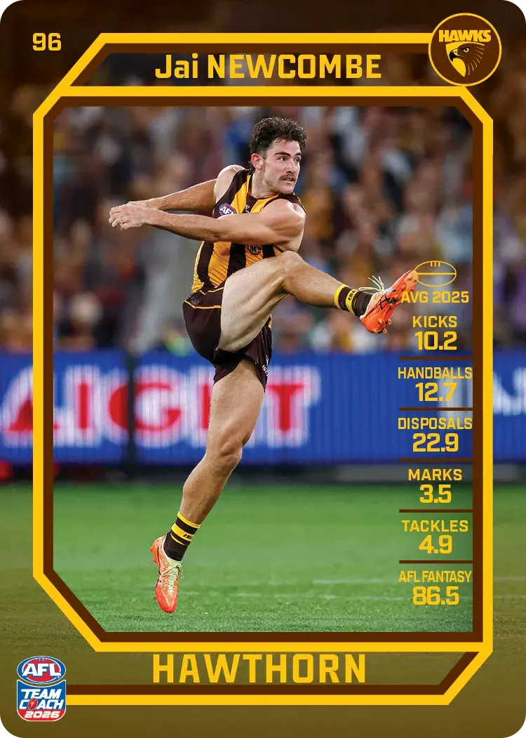 2026 Teamcoach AFL Common Cards - Cards 1 to 100 - Pick Your Card