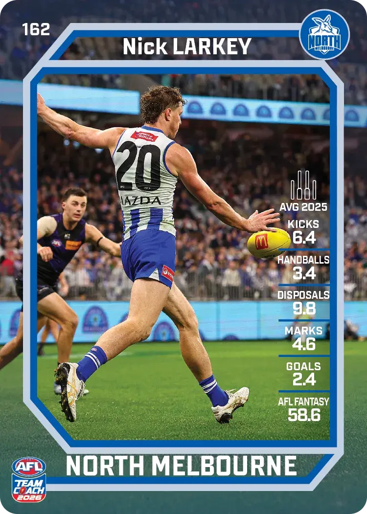 2026 Teamcoach AFL Common Cards - Cards 101 to 198 - Pick Your Card