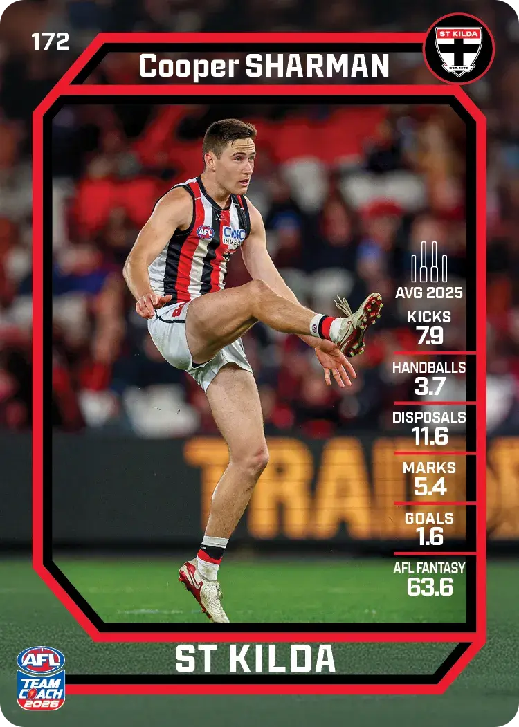 2026 Teamcoach AFL Common Cards - Cards 101 to 198 - Pick Your Card