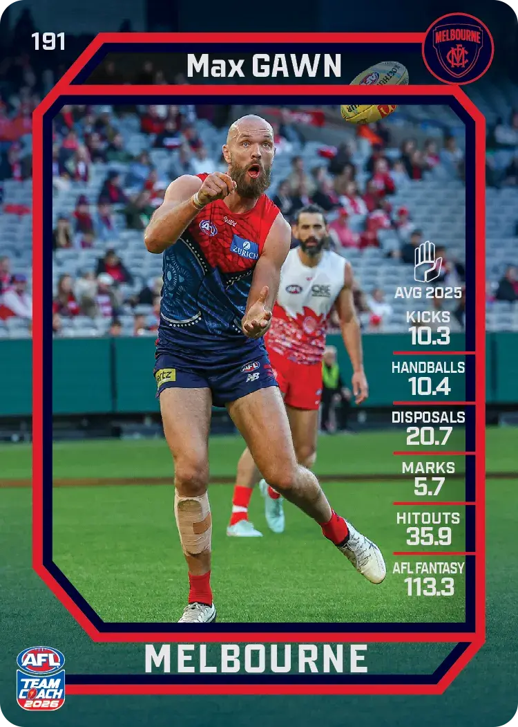 2026 Teamcoach AFL Common Cards - Cards 101 to 198 - Pick Your Card