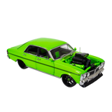 Green Ford XY GTHO Supercharged, 1:24 Scale Diecast Car