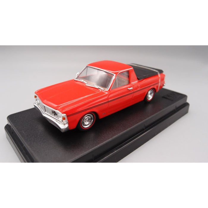 1971 Ford XY Ute, Vermillion Fire, 1:43 Scale Diecast Vehicle
