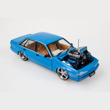 Blue Supercharged Holden VL Calais, 1:24 Scale Diecast Car