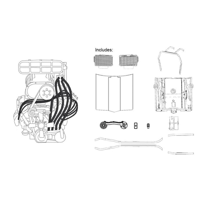 LC/LJ Supercharged L.S Torana Engine, 1:24 Scale Plastic Model Kit