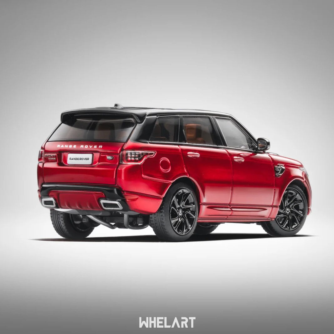 RANGE ROVER SPORT Metallic Red, 1:64 Scale Diecast Car