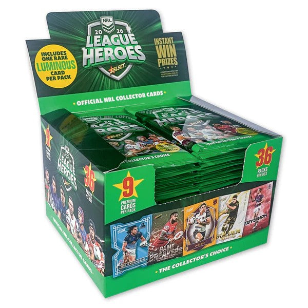 2026 Select NRL League Heroes Cards Pack