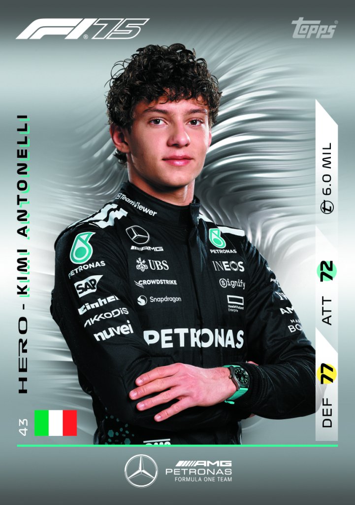 2025 Topps TURBO ATTAX Formula 1 Trading Cards Pack