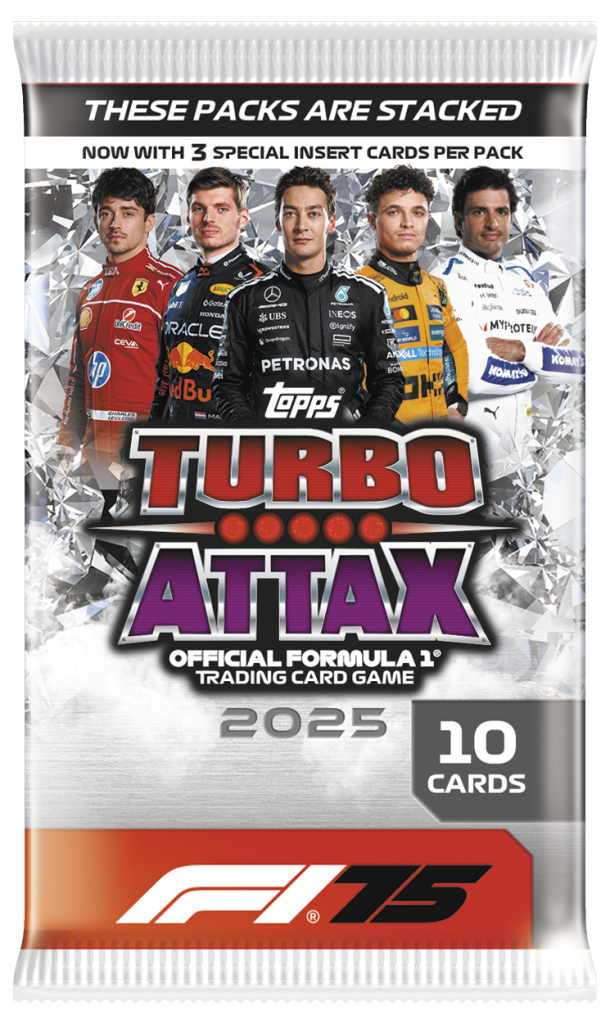 2025 Topps TURBO ATTAX Formula 1 Trading Cards Box